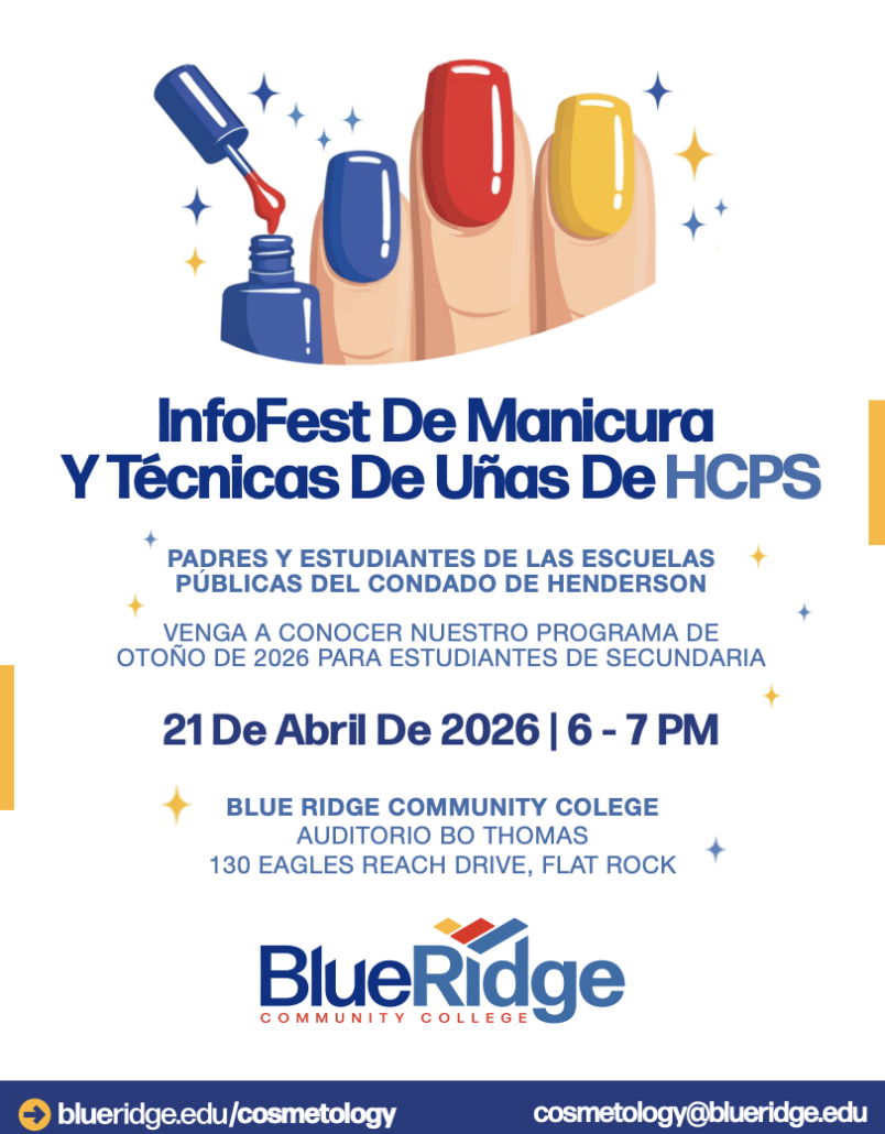 HCPS Nail Tech flyer in Spanish